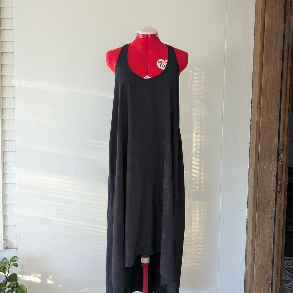 Athleta Black High Low Dress
